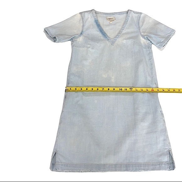 Current Elliott Splotchy Denim Dress in Avalanche - Picture 10 of 12